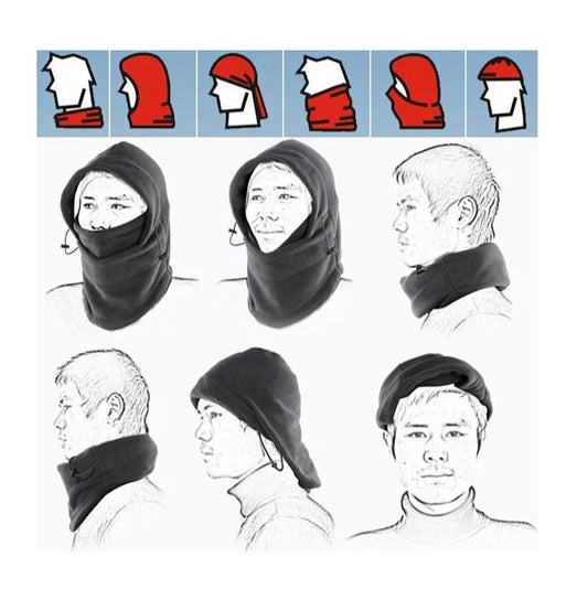 Pachet 1+1 CADOU Cagula 3in1 din Fleece