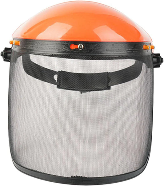 1+1 CADOU Casca protectie motocoasa cu viziera de plasa