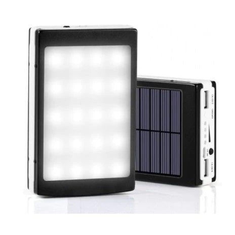 Baterie externa solara cu lanterna LED, 5000 mAh