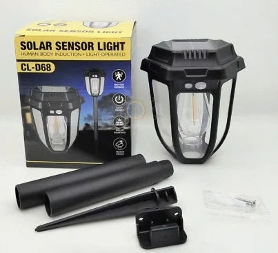 1+1 CADOU LAMPA SOLARA 2 IN 1 STIL RETRO CU TARUS