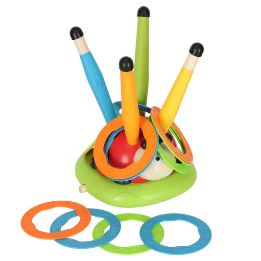 Jucarie interactiva copii, Artemis, set 3 in 1, multicolor, pentru interior si exterior, 22cm diametru, 112cm lungime bete rotative