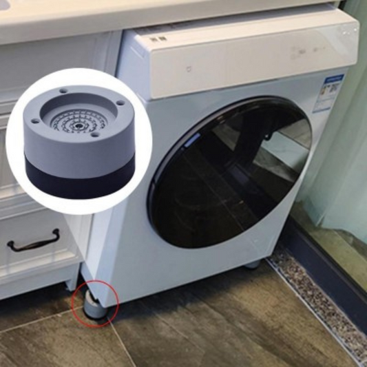 1+1 CADOU - Set 4 suporti anti-zgomot și anti vibratii pentru mașina de spălat