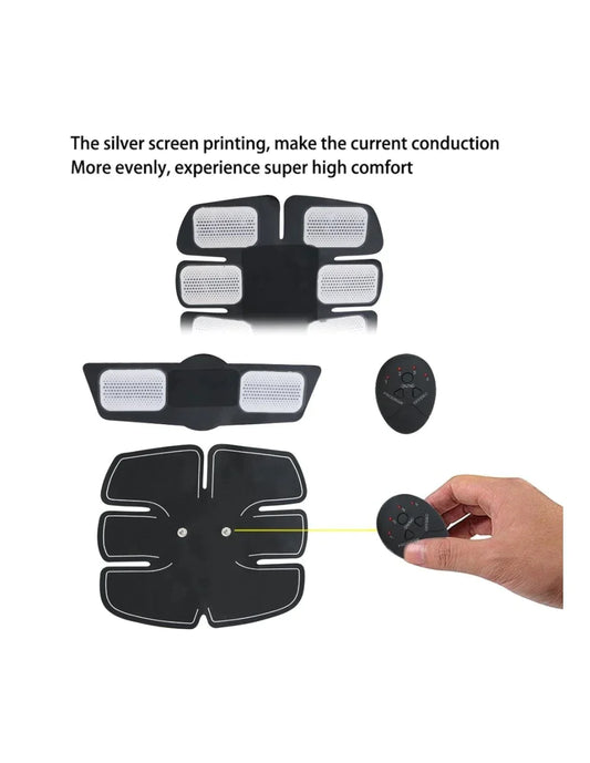 Aparat fitness cu electrostimulare pentru abdomen, brate, talie și picioare