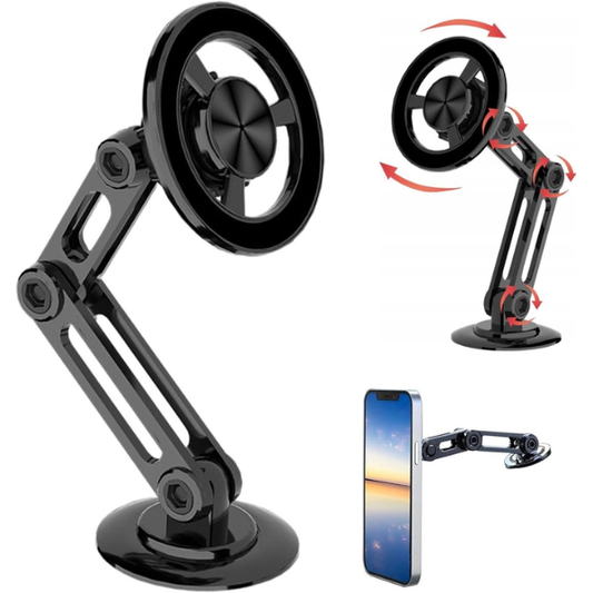 Suport Auto Magnetic Pentru Telefon, Nemo, 360° Pro, Negru