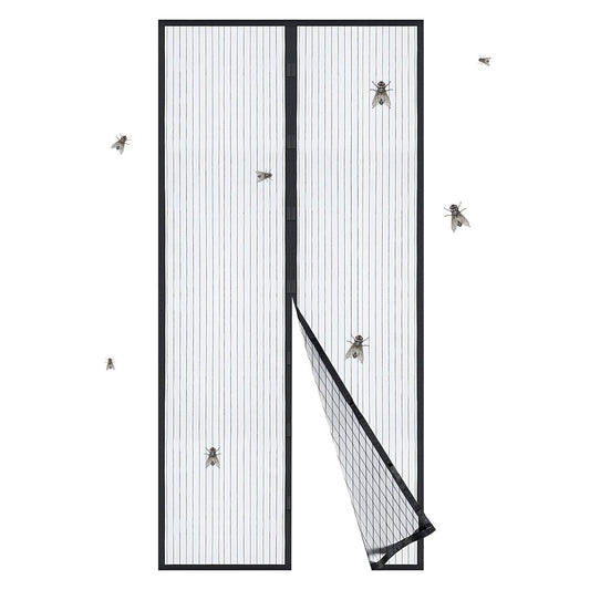 1+1 CADOU Plasa pentru Usa cu Inchidere Magnetica, Anti-Insecte, 210x100 cm