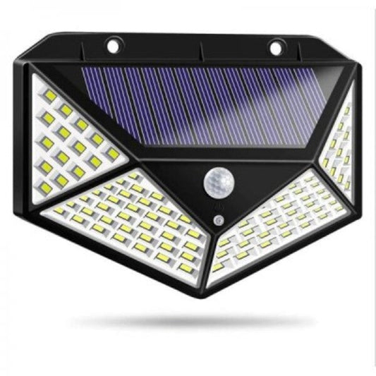 Set 5 Lămpi solare cu senzor de miscare, 100 LED