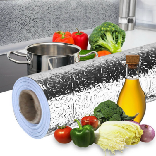 Set 2 x Folie de aluminiu autoadeziva 60 x 200 cm