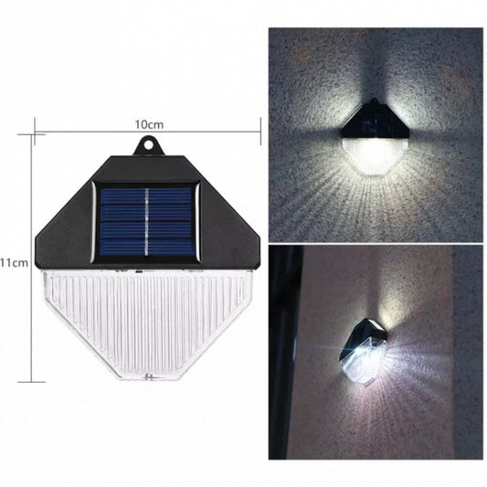 Lampa Solara Exterior LED Dimensiuni 11x10 cm