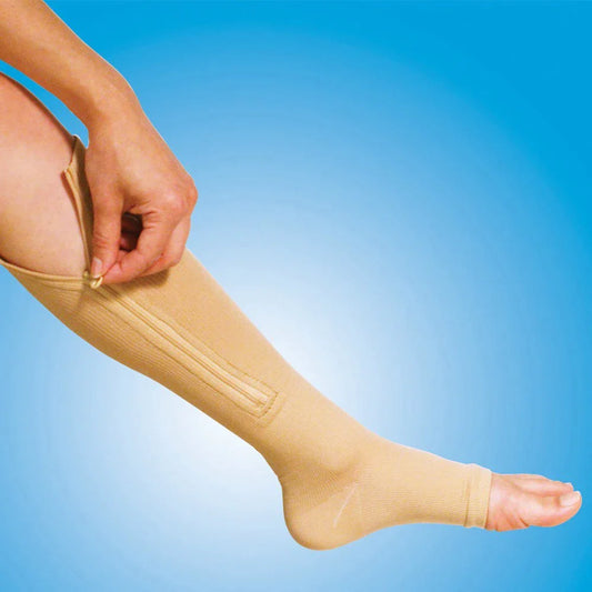 1+1 CADOU Sosete Zip Sox, Bej, S/M